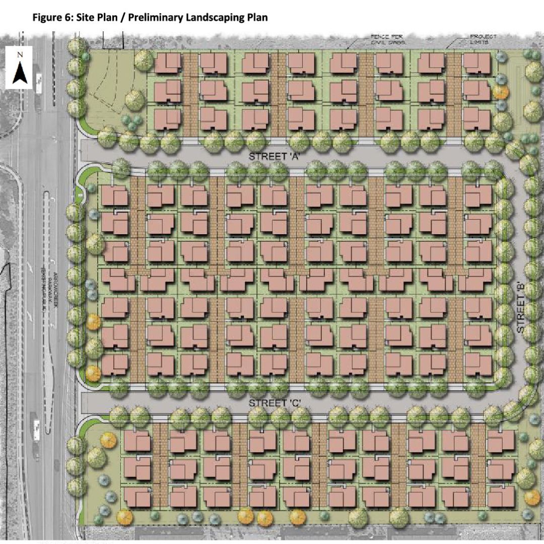 Community map of The Courtyards at Arrowcreek Parkway